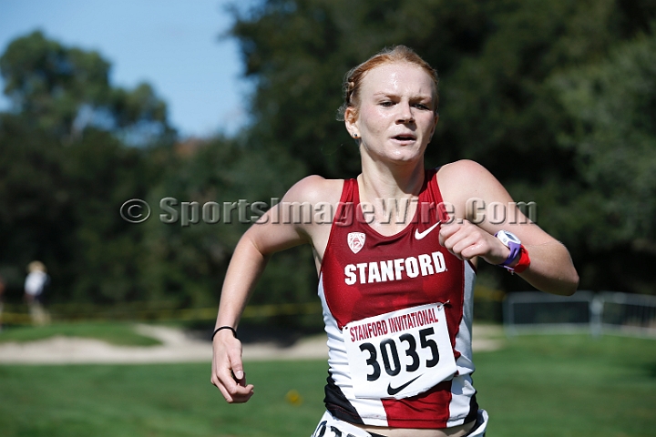 2014StanfordCollWomen-379.JPG - College race at the 2014 Stanford Cross Country Invitational, September 27, Stanford Golf Course, Stanford, California.